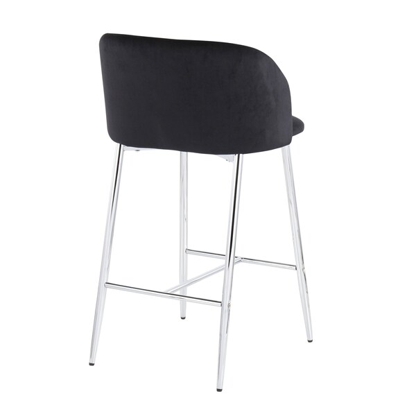 Lumisource Fran Counter Stool - Set of 2 PR - B26-FRAN VBK2