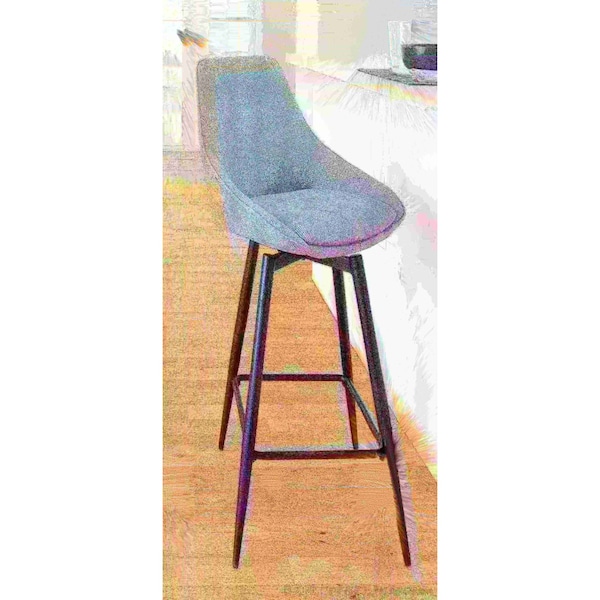 Lumisource Diana Counter Stool - Set of 2 PR - B26-DIANACOR 55SWVX BKGY2