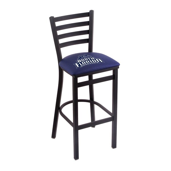 Holland Bar Stool Co 25" Blk Wrinkle North Florida Stationary Counter Stool, Ladder Back - L00425NORFLA