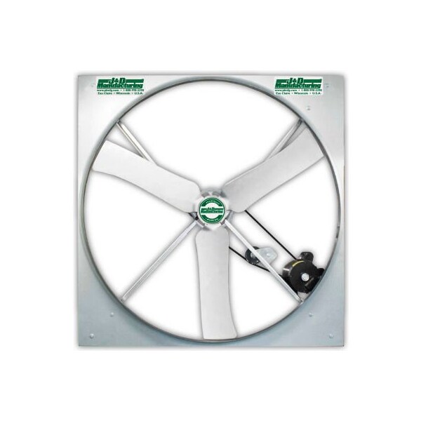 J & D Manufacturing J&D 50" Panel Fan - Belt Drive - 230/460V - 1HP - 3PH - 22,300 CFM - VPX50GV61031