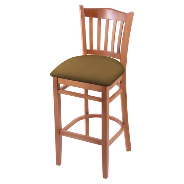 Holland Bar Stool Co 25" Counter Stool, Medium Finish, Canter Saddle Seat - 312025MED012