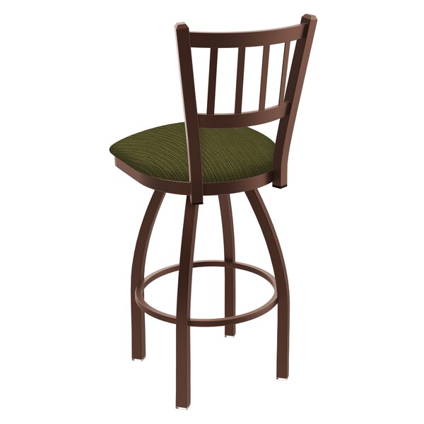 Holland Bar Stool Co 25" Swivel Counter Stool, Bronze Finish, Graph Parrot Seat - 81025BZ015