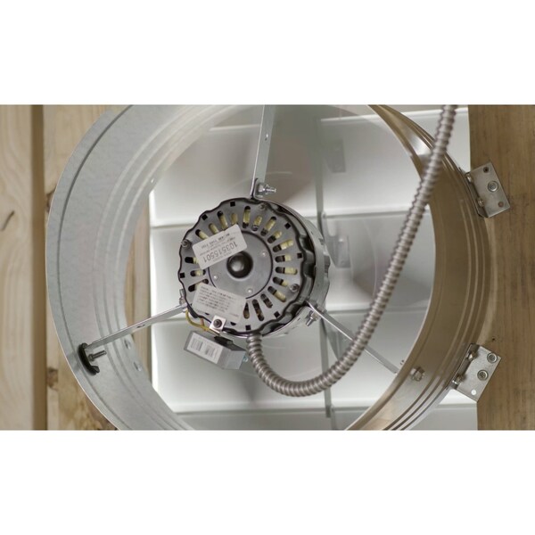 Gaf Master Flow 1450 CFM SIlver Electric Powered Gable Mount Electric Attic Fan - EGV5