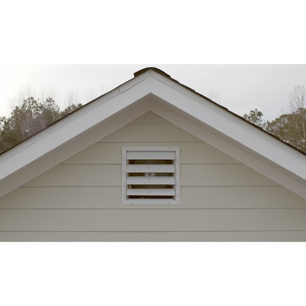 Gaf Master Flow 1450 CFM SIlver Electric Powered Gable Mount Electric Attic Fan - EGV5