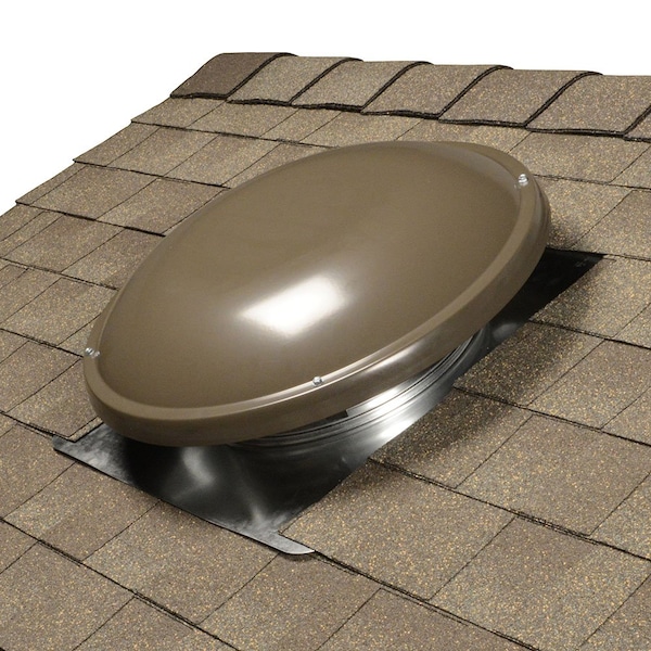 Gaf Master Flow 1500 CFM Weathered Wood Power Roof Mount Attic Fan - ERV6WW