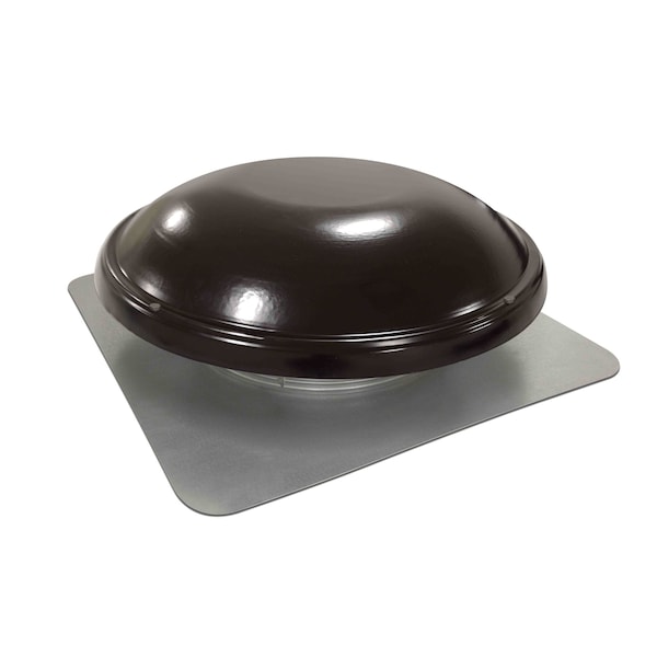 Gaf Master Flow 1500 CFM Black Power Roof Mount Attic Fan with Humidistat/Thermostat - ERV6BLHT