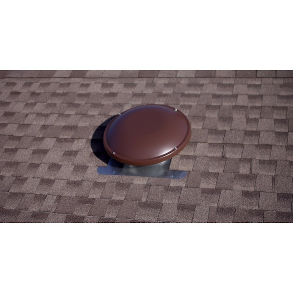 Gaf Master Flow 1500 CFM Brown Power Roof Mount Attic Fan with Humidistat/Thermostat - ERV6BRHT