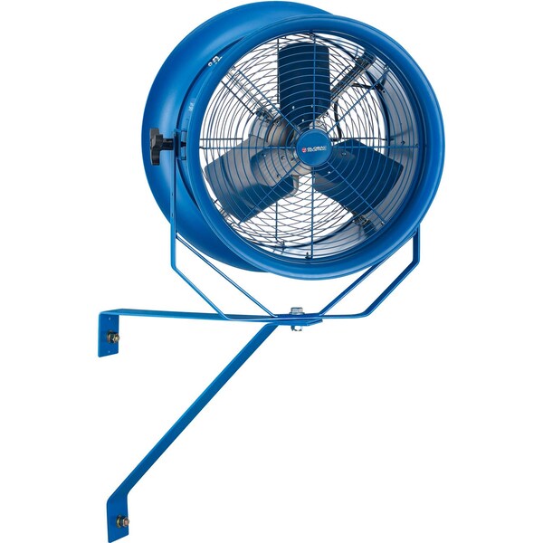 Global Industrial 14in High Velocity Fan, Wall and Column Mount, 115V - 293146