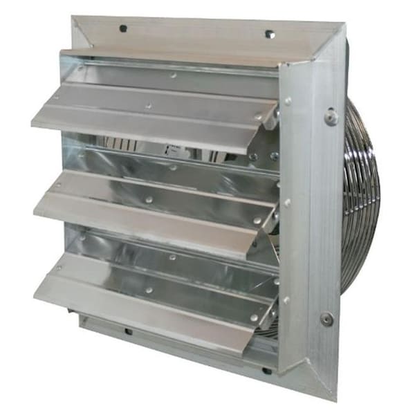 J & D Manufacturing J and D VES10C 10 In. Shutter Exhaust Fan With Cord - VES10C