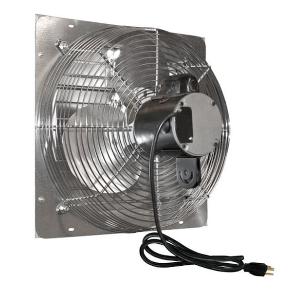J & D Manufacturing J and D VES201C 20 In. Shutter Exhaust Fan With Cord 1-10 Hp - VES201C
