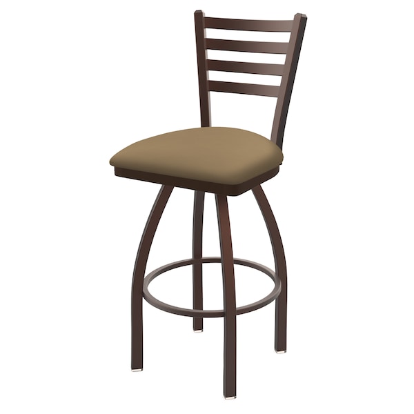 Holland Bar Stool Co 25" Swivel Counter Stool, Bronze Finish, Canter Sand Seat - 41025BZ013