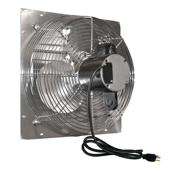 J & D Manufacturing J and D  24 In. Shutter Exhaust Fan With Cord - J&308020