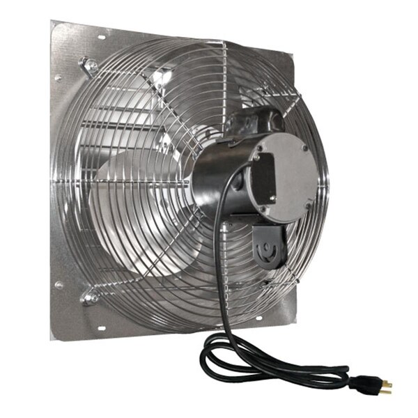 Defenseguard J and D  12 In. Shutter Exhaust Fan With Cord - DE2593316