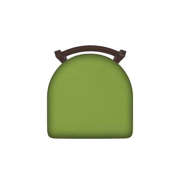 Holland Bar Stool Co 25" Low Back Swivel Counter Stool, Bronze Finish, Canter Kiwi Green Seat - 41125BZ009