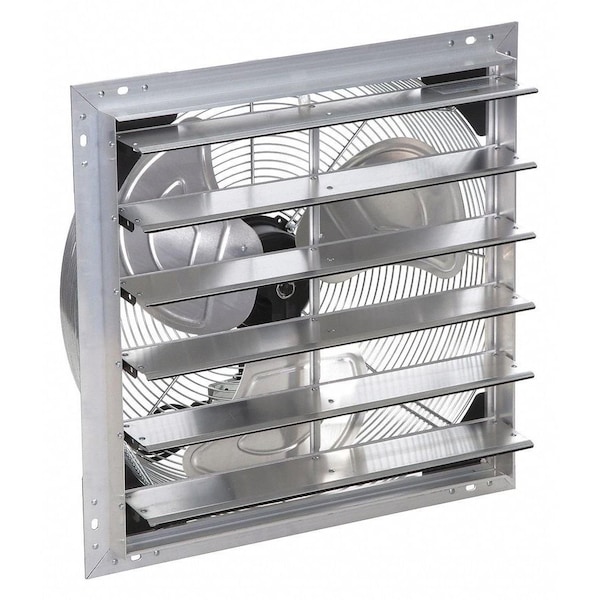 Airmaster Fan 18in. Low Pressure Shutter Fan, Direct Drive, Model: EPRSM16, 115/230V, 1/15 HP, 1 Phase - 23004