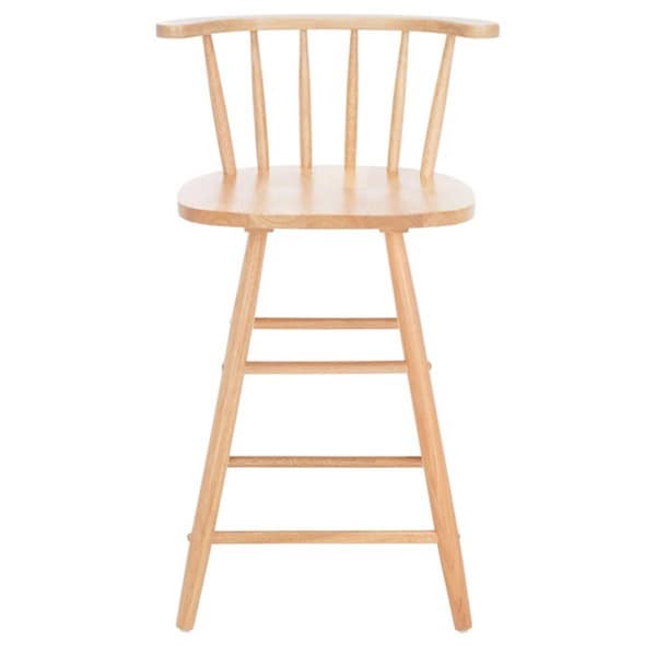 Safavieh Jay Wood Counter Stool, Natural - BST1403D