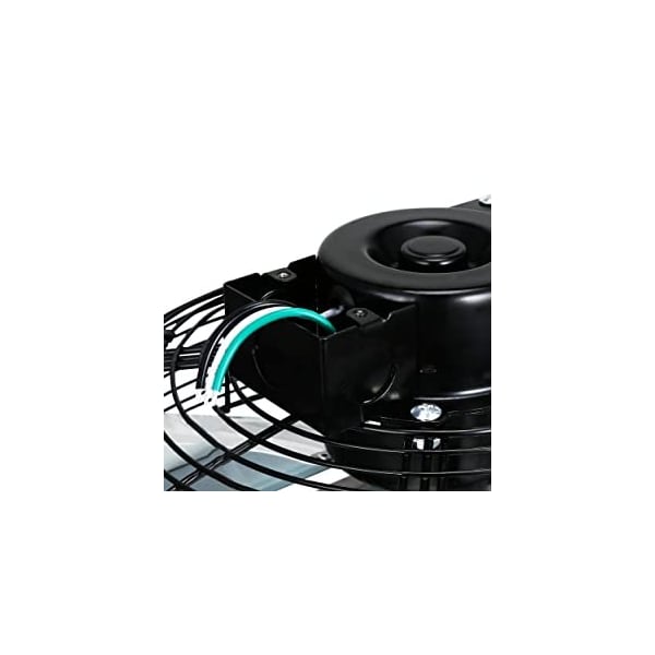 Edendirect 10 in. 820 CFM  Silver Exhaust Electric Powered Gable Mount Shutter Fan/Vent, High Speed - IR-EXHAUST10