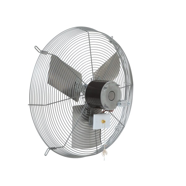 Tpi Exhaust Fan, 24" TEAO Motor, 120V, Wire Guard, 1/4HP, 3-Speed, Gray - CE 24-D