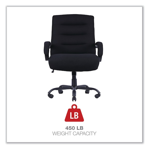 Alera Kesson Series Big and Tall Office Chair, 25.4in Seat Height, Black - 12010-00