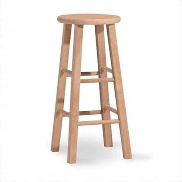 International Concepts International Concepts 1S-530 Round Top Stool - 30 in. sh - 1S-530