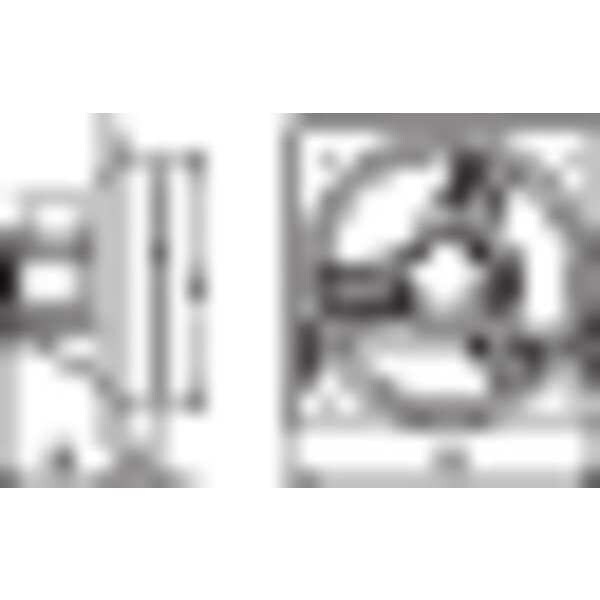 Dayton Exhaust Fan, 18 In, 3126 CFM - 10D960