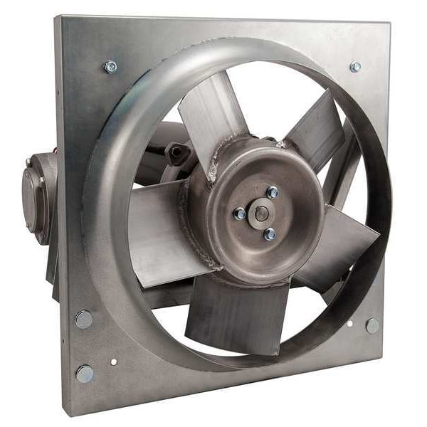 Dayton Exhaust Fan, 16 In, 3 Phase, Haz Location - 10D998
