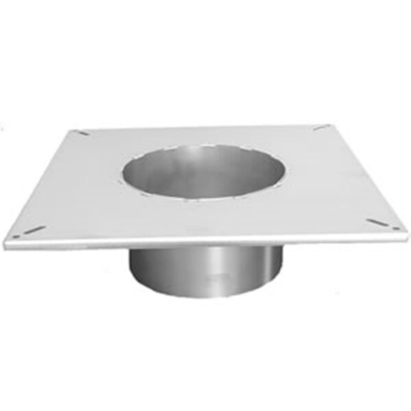 Rickis Rugs Enervex FR3008 8 Inch Exhausto Fan Adaptor For 8 Inch Solid-pack Pipe To RS12 Or RS14 Fan - RI2212562