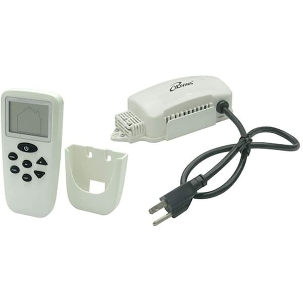 Iliving White Exhaust Fan Smart Remote Control Kit with Thermostat Humidistat Speed Controller - ILG8SFRC