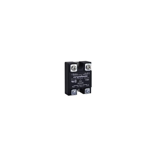 Relés de estado sólido Crydom - Relé de montaje industrial de estado sólido, montaje en panel, IP00, 280VCA/10A, 3-32VCC de entrada, - D2410FPG-10