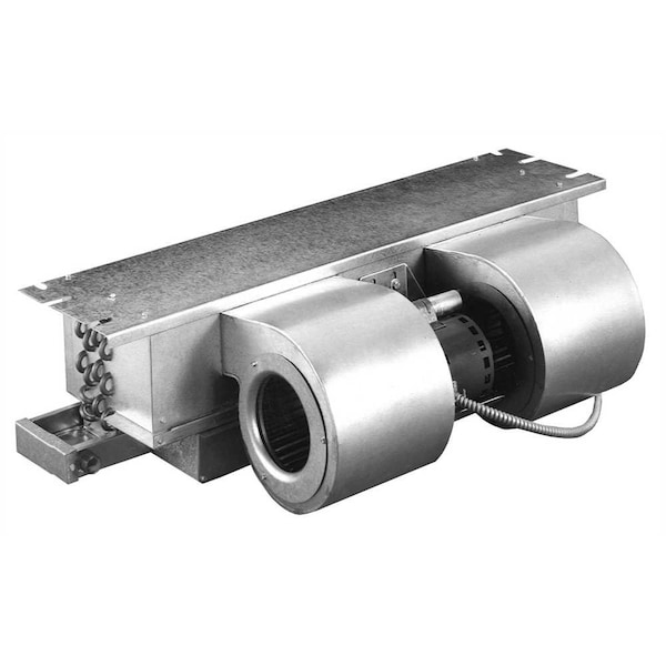 National Brand HBC Horizontal Recessed Fan Coil Unit 2-Pipe with 3-Row Coil 400 CFM R-Handed Model - 6HBC3L