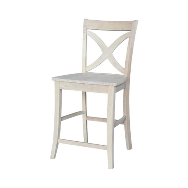 Whole-In-One Vinyard Counterheight Stool - Unfinished - 24in. SH - WH3183644