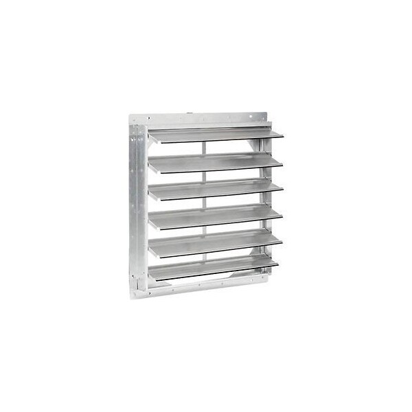 Global Industrial Shutter For 24in Exhaust Fan, 27-1/8inW x 27inH - 245716