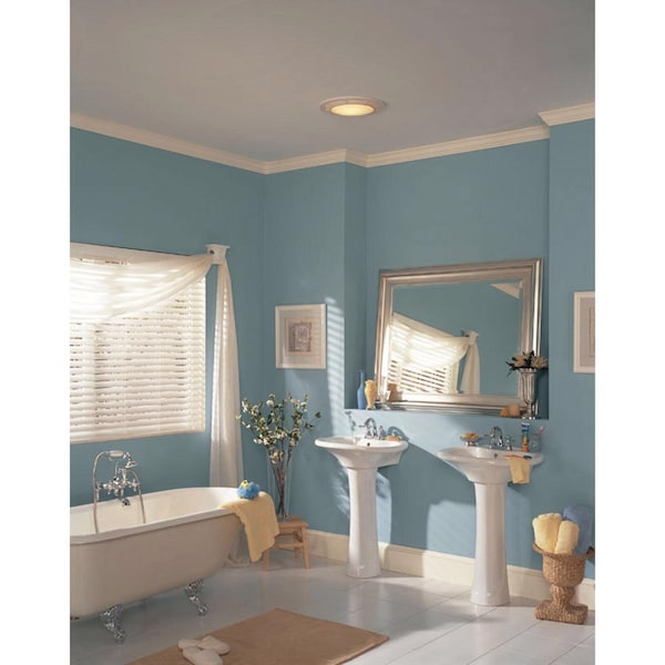 Nautilus Broan-NuTone 100 CFM 5 Sones Bathroom Ventilation Fan with Lighting - 750