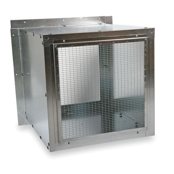 Dayton Wall Housing, Galv Steel, For 20 In Fan - 3FKF7