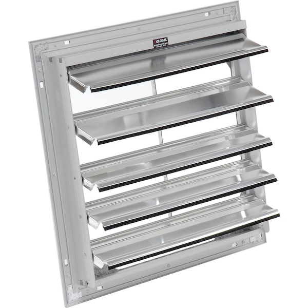 Global Industrial Shutter For 18in Venturi Mounted Exhaust Fan, 21-1/8inW - 245730