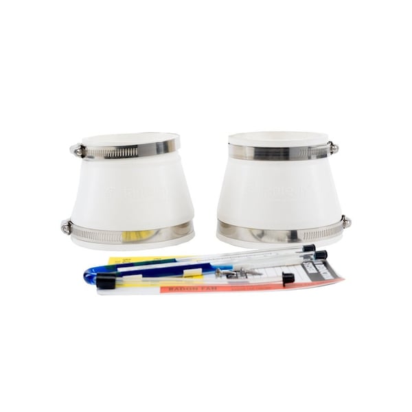 Fantech Frik 4 in. x 3 in. Radon Installation Kit - 95904