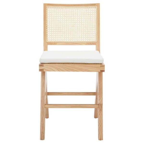 Safavieh 18.1 x 23.1 x 38.2 in. Colette Rattan Counter Stool, Natural - SFV4133B