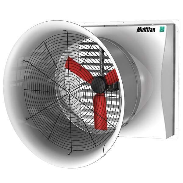 Multifan Agricultural Exhaust Fan, 240V, 23/32 HP - C8E92K0M10038