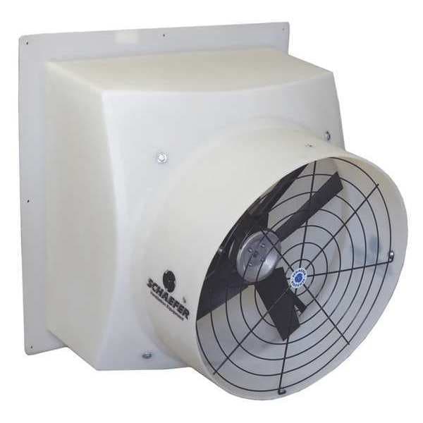 Schaefer Exh Fan, D/D, 16 Dia, CFM 3217,115/230 V - PFM163P13