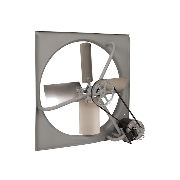 Tpi Commercial Exhaust Fan, 30", Belt-Drive, 120V, 1/3HP, 1-Phase, Gray - CE-30B