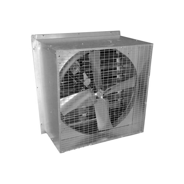 Hessaire Products. Hessaire 42" Slantwall Exhaust Fan - Belt Drive - 3/4 HP - 13207 CFM - 115/230V - 425SW550