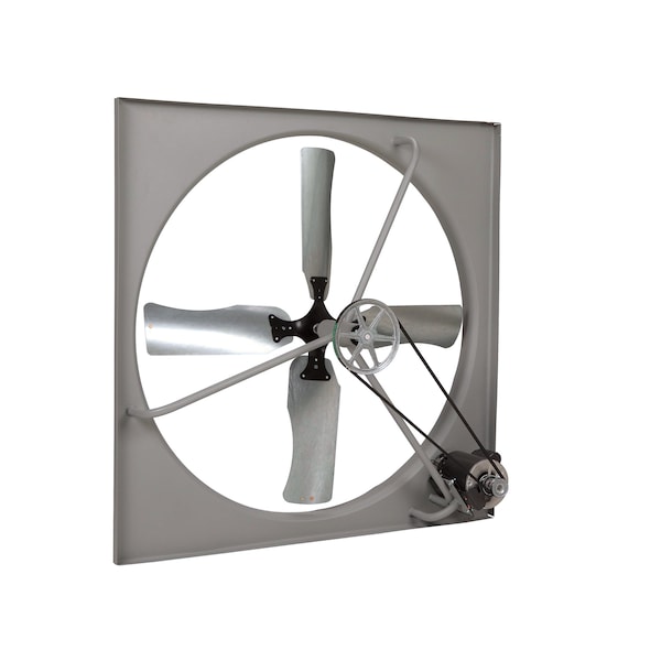 Tpi Commercial Exhaust Fan, 48", Belt-Drive, 230/460V, 1HP, 3-Ph, Gray - CE-48B-3
