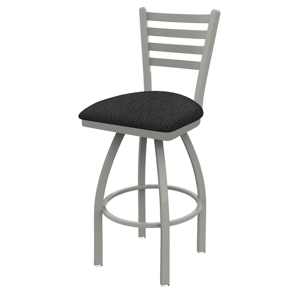 Holland Bar Stool Co 25" Swivel Counter Stool, Nickel Finish, Graph Anchor Seat - 41025AN014