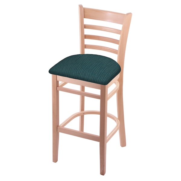 Holland Bar Stool Co 25" Counter Stool, Natural Finish, Graph Tidal Seat - 314025NAT022