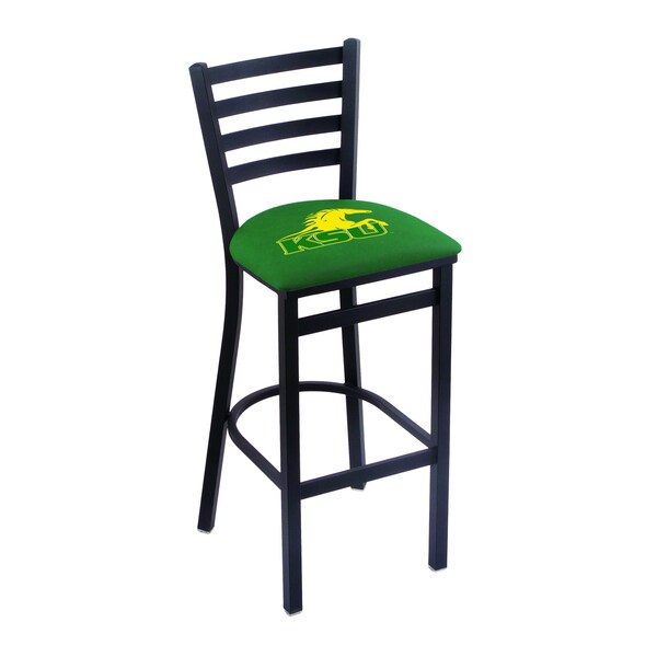 Holland Bar Stool Co 25" Blk Wrnkl Kentucky State Univ Station Counter Stool, Ladder Back - L00425KYSTUN