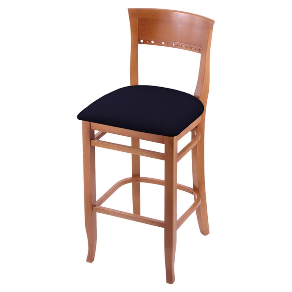 Holland Bar Stool Co 25" Counter Stool, Medium Finish, Canter Twilight Seat - 316025MED002