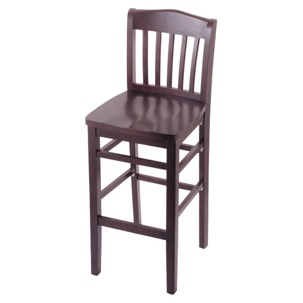 Holland Bar Stool Co 25" Counter Stool, Dark Cherry Finish, a Dark Cherry Seat - 311025DCDC