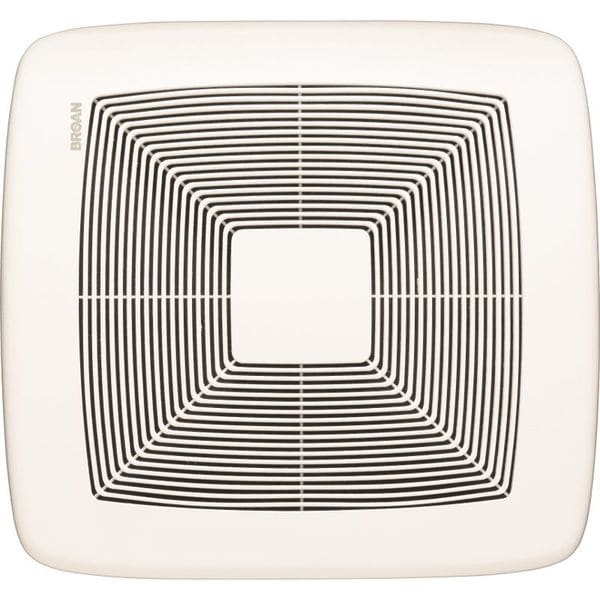 Broan Ceiling Bathroom Fan, 150 cfm cfm, 6 in Duct Dia., 120V AC, Energy Star Certified - QTXE150