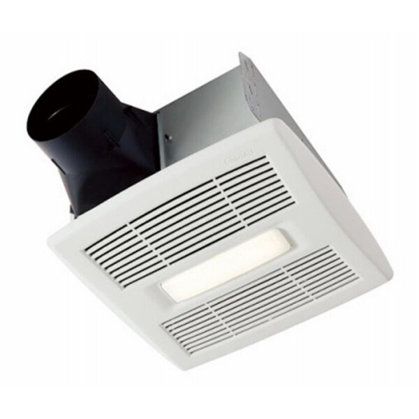 Aetna Glass 110 CFM Ceiling Exhaust Bath Fan with Light Energy Star - 208286