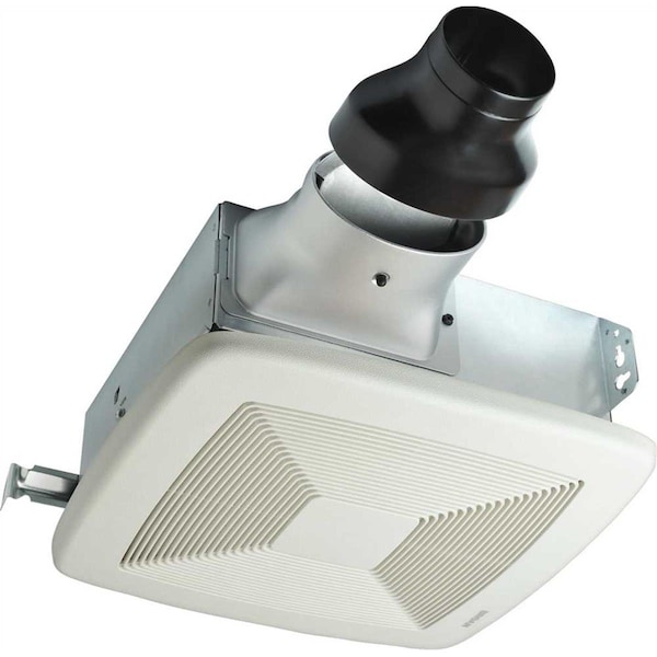 Broan-Nutone Lp80 Broan Lopro Bathroom Exhaust Fan 80 Cfm 1.0 Sones 13 X 14 In. White - 3553102